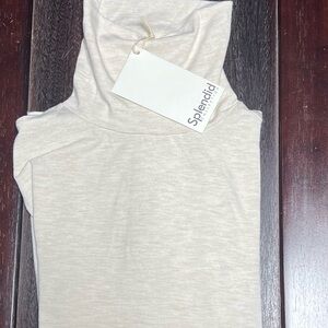 Splendid Light Beige Turtleneck Sweater